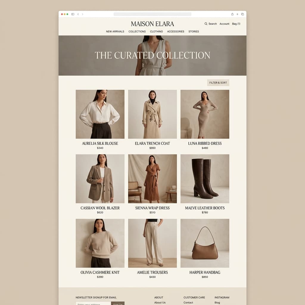 Luxury Fashion Boutique