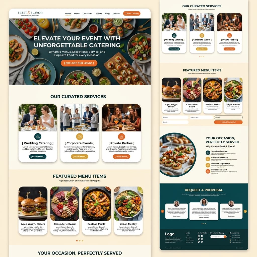 Modern Food & Catering